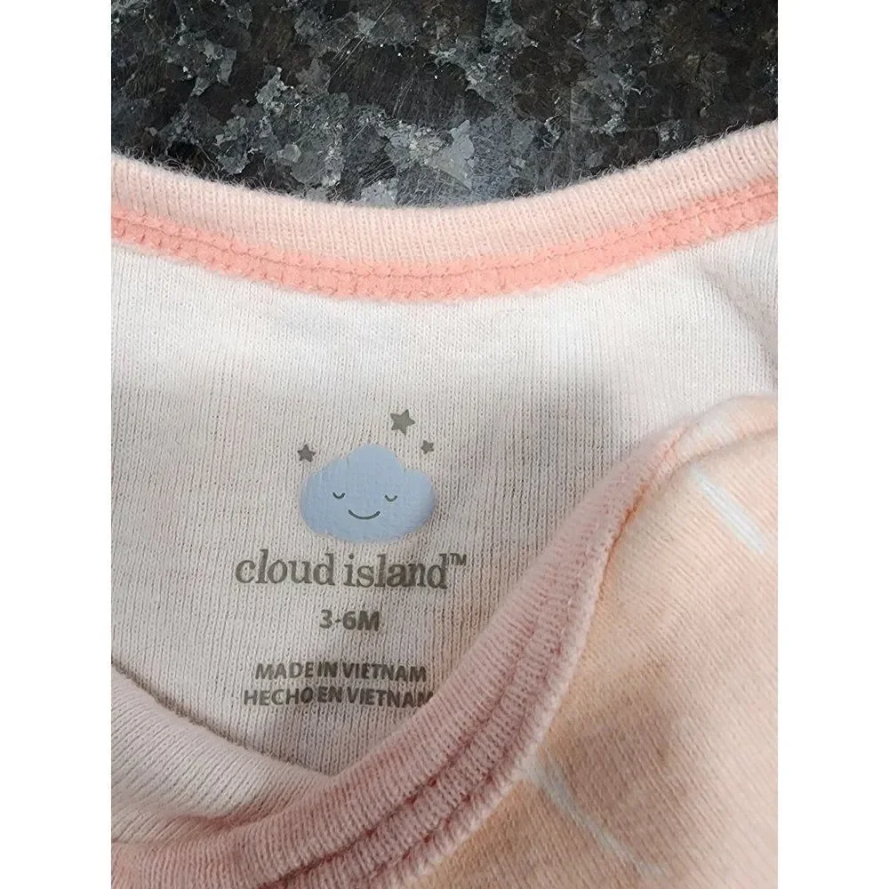 Set of 2 Girls Onesies, Size 3-6 Months
